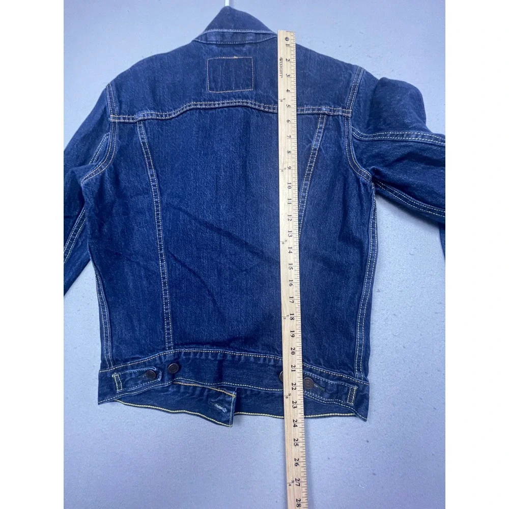 Levi's Trucker Jacket Denim Dark Blue Small Mens